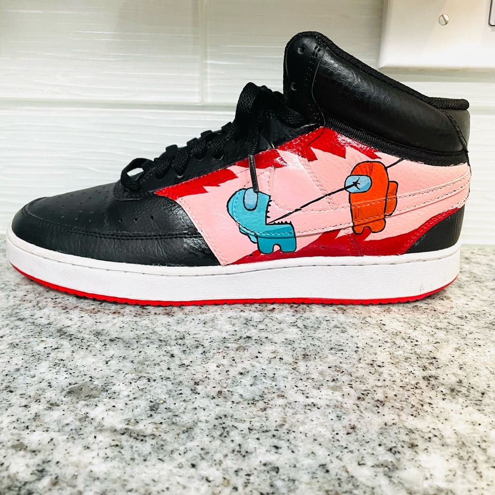 Nike size 9 men custom shoes